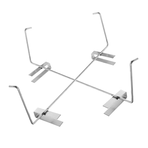 Support de cadre de ruche en acier inoxydable Hohopeti pour apiculture lot de 2