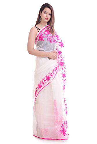 Suman chanderi silk saree – image 3