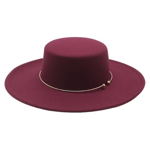 Chapeau Fedora en feutre et sa bande dorée pour exprimer votre créativité au quotidien