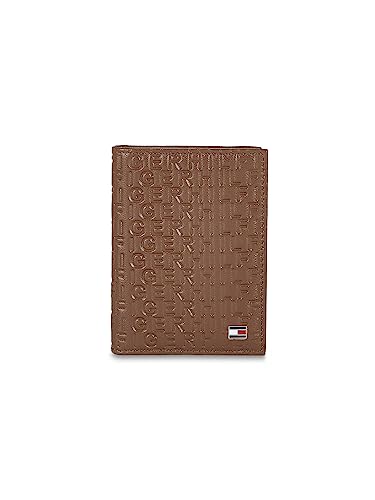 Tommy Hilfiger Brian Men Wallet+Card Case + Key Fob Gift Set for Men - Free Size, Brown 5 31u4TwsQnnL