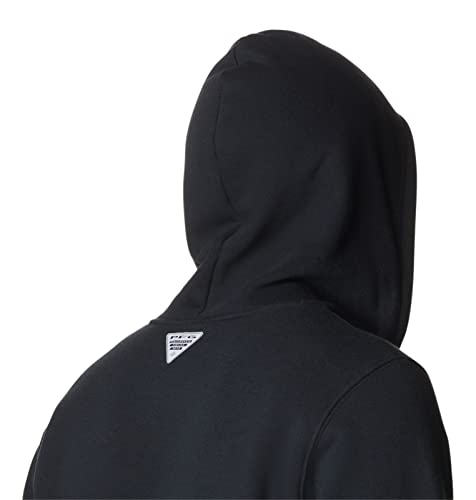 Columbia PFG Herren Kapuzenpullover Fish Flag II, Schwarz/Graphit, USA, Medium – Ansicht 5