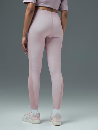 Image of TECHNOSPORT Women's Skinny Fit All Over Print Tights for Gym, Workout, Yoga & Sports