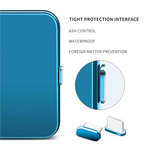 Conectores de puerto USB C grises en pack de 30 cubiertas antipolvo para proteger moviles 6