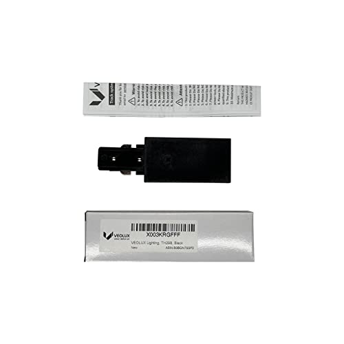 Lighting, H Track Live End Connector in Black - Image 4