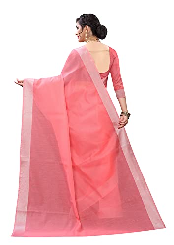 Image of Women's Cotton Silk Saree