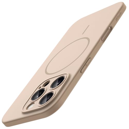Image of JETech Magnetic Slim Case for iPhone 16 Pro, Desert Titanium