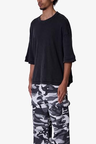 mnml Men's Double Layer Acid Washed Tee4