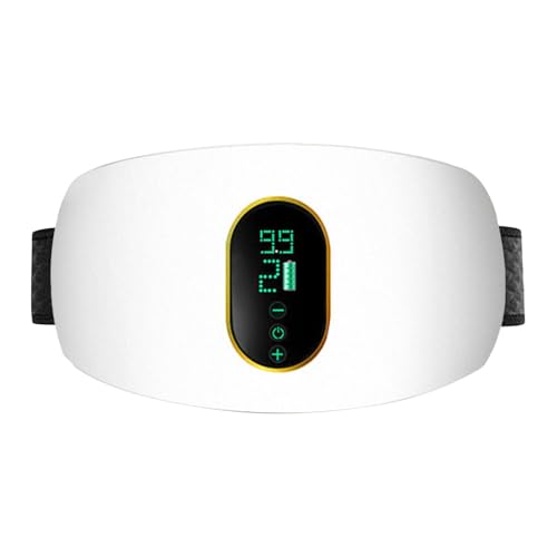 Cinturón de masaje – Cinturón eléctrico adelgazante de cintura | Tónico muscular abdominal recargable por USB | Dispositivo multifunción relajante muscular entrenamiento en casa para abdomen, glúteos,