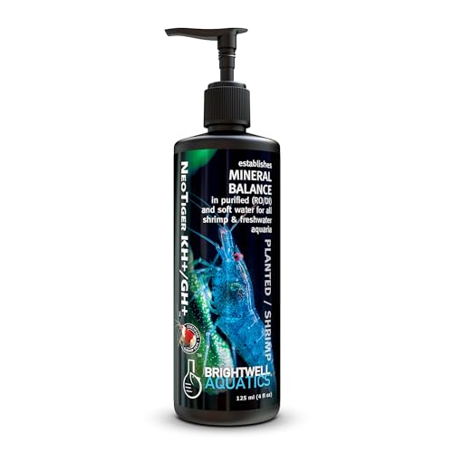 Brightwell Aquatics NeoTiger KH GH+ Mineral for RO/DI Aquariums 125 ml