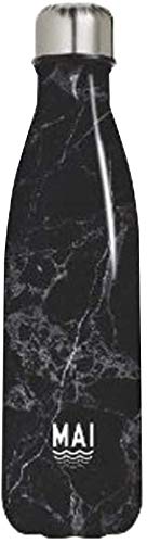 Robert FrederickHydration Bottle, Stainless Steel, Marble Black, M