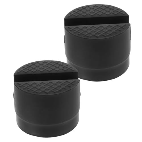 Beatifufu 2Pcs Rubber Jack Pads for Floor Jacks Durable Jack Stand Accessories with Non Slip Design Compatible with Various Jack for Enhanced Stability and Safety