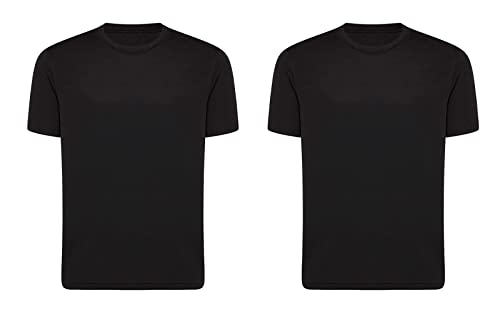 orbiz Pack of 2 Kids Thermal Underwear Unisex Children Girls Boys Short Sleeve Warm T-Shirt/Vest/Top