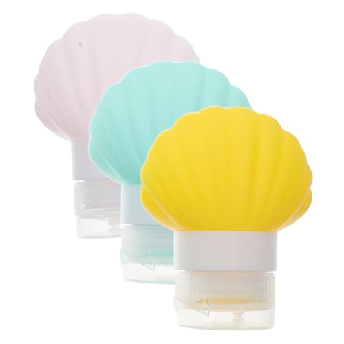 Gogogmee 3個 シリコン製漏れ防止トラベルボトル 小型装容器 軽量持ち運び便利 化粧品用シャンプーローション詰替え旅行用