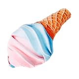 BESTonZON Plüsch Eiscreme Kissen Eisförmiges Sofa Dekokissen Kuscheliges Kissen Geschenkidee für...