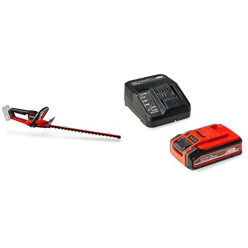 Einhell Professional Cortasetos con batería GP-CH 18/50 Li BL-Solo Power X-Change 18 V, Longitud de Corte 50 cm, Distancia Entre Dientes 20 mm + Einhell 4Ah Plus Power X-Change Starter Kit 18V