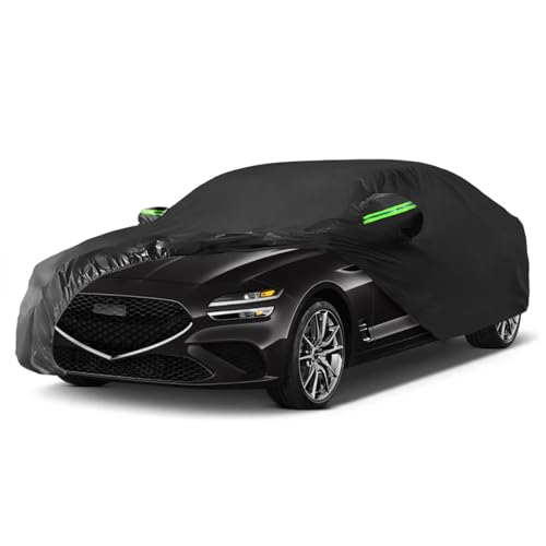Image of Proadsy Custom Fit Car Cover for 2019-2026 Genesis G70 Waterproof Outdoor | UV-Blocking Waterproof With Soft Lining Prevents Leaks & Scratches. Perfect For Sunny, Snowy Outdoor Parking, Garage Storage