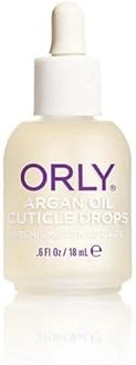 ORLY Argan Cuticle Oil Drops | Nourishing Treatment for Dry Cuticles & Brittle Nails | With Argan Oil, Jojoba Oil & Vitamin E | Hydrates, Softens & Prevents Moisture Loss (18ml)