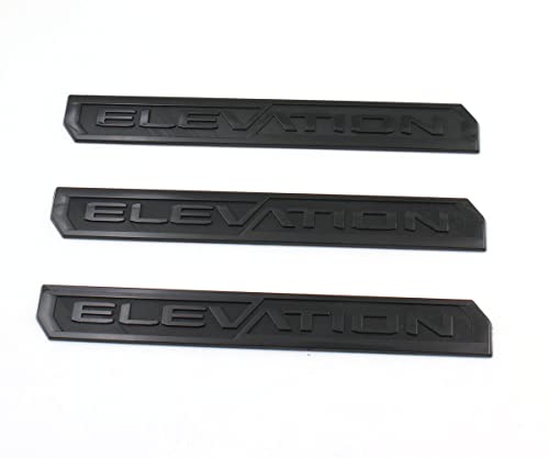 Emblema negro Sierra Elevation Edition de acabado premium 7
