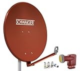 Convient aux installations multifeed jusqu'à 4 abonnés pour la réception de tous les programmes de télévision et de radio gratuits et codés