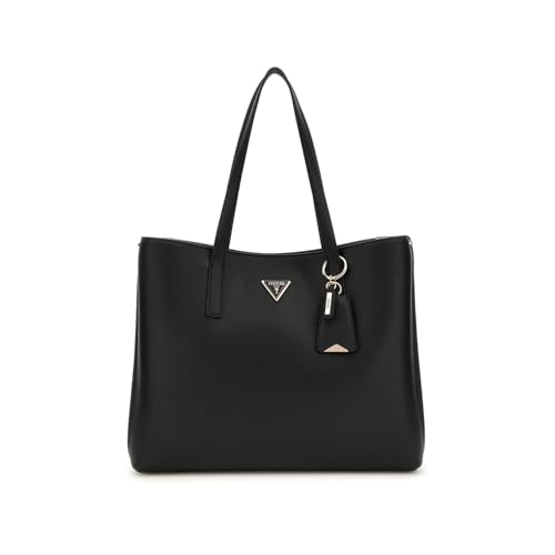 Guess Black Solid Tote Ladies Purse Handbags Gift For Ladies