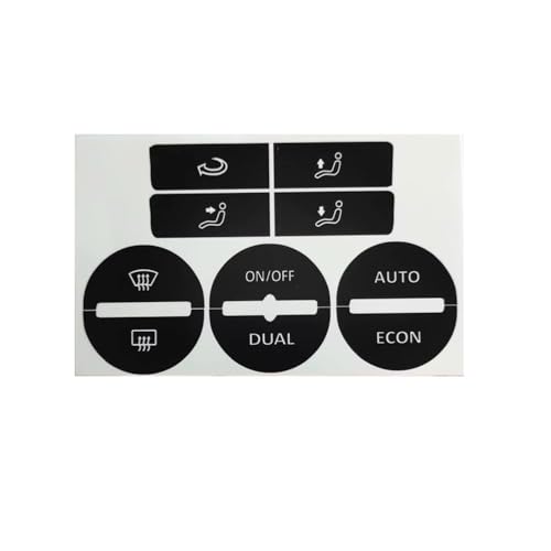 Autocollant console centrale Passat 2005-2010 finition noir mat premium