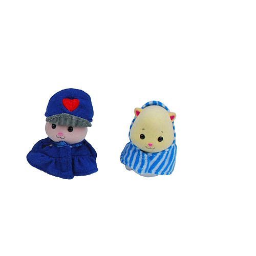 Zhu Zhu Baby Outfits - Denim Dress & Blue Hoodie