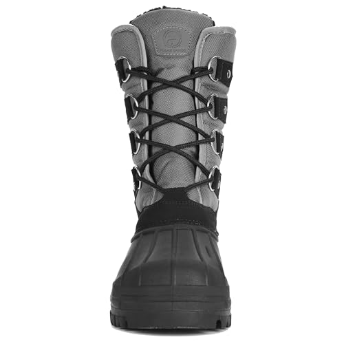 Mens Peak Snow Boot, Waterproof Cold Weather Insulated Boot for Winter, Sizes 9-134