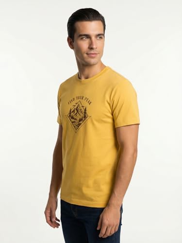 Image of Nobero Men's Regular Graphic Printed T-Shirt for Men | Soft Cotton | Classic Fit | Printed Casual Tshirt for Men