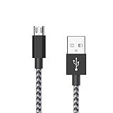 control multimedia xbox one x 【CONSTRUCCIÓN FORTALECIDA】Uno de los primeros cables de carga construidos con fibra de aramida a prueba de balas, exterior de nailon sin enredos de triple trenzado y conectores de aluminio soldados con láser hacen que este cable se distinga de los cables USB comunes y puede soportar al menos 10,000 ciclos de 90 grados prueba de flexión.