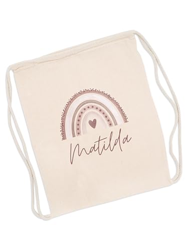 wunderwunsch Turnbeutel Motiv personalisiert, Sportbeutel Kinder,...