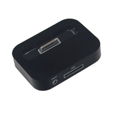Dock Cradle For Apple iPhone 3GS 4 4G 4S Docking Station with Cable-Black