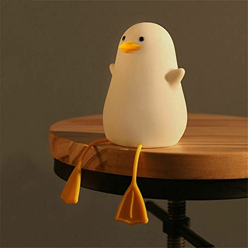 ETIN Lindas luces de sueño de gaviota, luz de noche de bebé, lámpara de noche de gaviota de silicona suave, para decoración de habitación de niños, cumpleaños, Navidad, regalos del día del niño