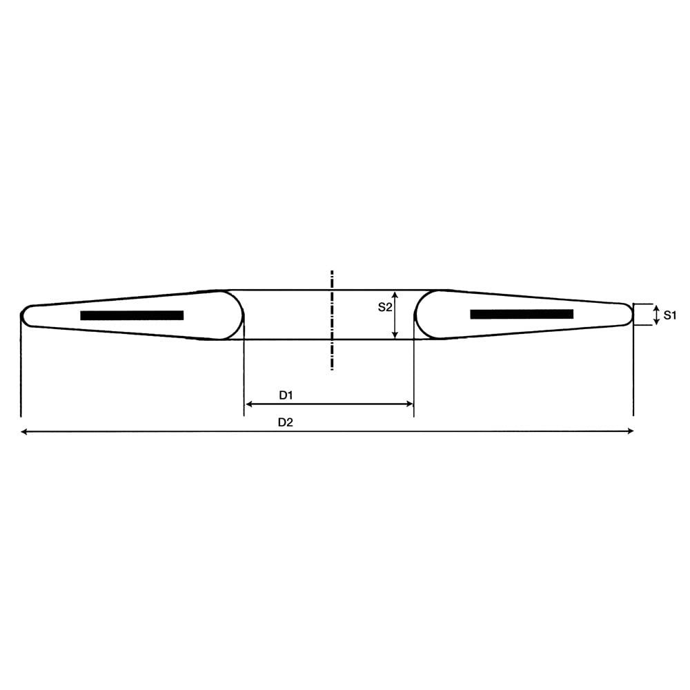 PSI GaskiT KFD - Gummi-Stahl Flanschdichtung Rohrdimension (DN) 600, Material EPDM, Abmessung (Druckstufe) 610x734 / 7-9 mm (PN 16)
