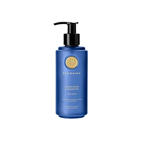 THERAPEUTIC MICELLAR SHOWER GEL WITH BAKUCHIOL & HYALURON - HARNN JUNIPER BERRY & CEDARWOOD I Skin issues & damaged skin structure, 250ML Cover