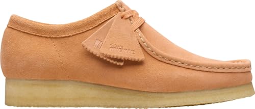 Clarks - Mens Wallabee Shoe, Color Pale Peach, Size: 7.5 M US