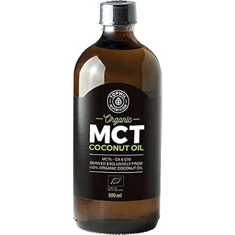 TOPWIL Bio MCT Öl aus 100 % Bio-Kokosöl, C8 und C10 Triglyceride Cover