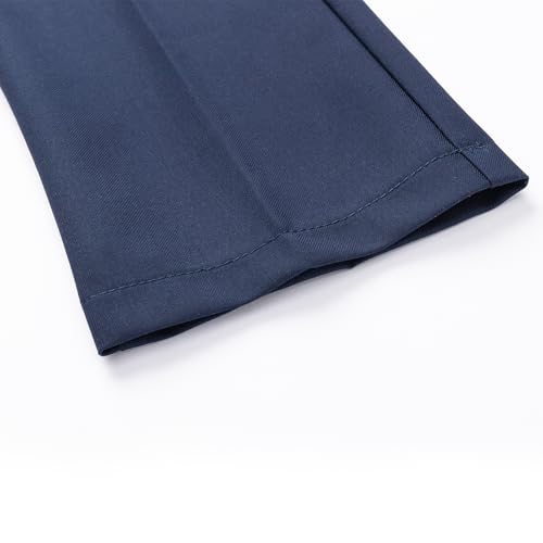 hileelang boys girls school uniform pants kids dress slacks pants elastic classic trousers 5-16 years