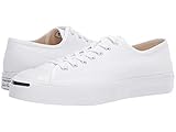 Converse Unisex Jack Purcell Standard Canvas Sneakers, White, Size 5 M