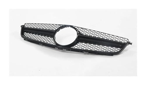 Grille pare-choc avant centrale pour Benz W204 C63 AMG finition calandre radiateur noire