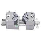 Xixian Fractal Vise Taladro Prensa Vise 304 Mini Banco de Acero Inoxidable con Yunque, Estilo Clásico, para Manualidades Reparación de Electrónica, Banco Trabajo, (Portabrocas acero inoxidable)
