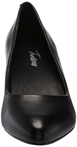 Trotters Women's Loafer/Slipon Pump, Black/Natural, 6.52