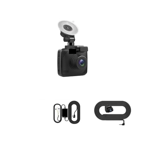 Cámara de salpicadero V53 con visión nocturna, vídeo 4K y almacenamiento de 64G
