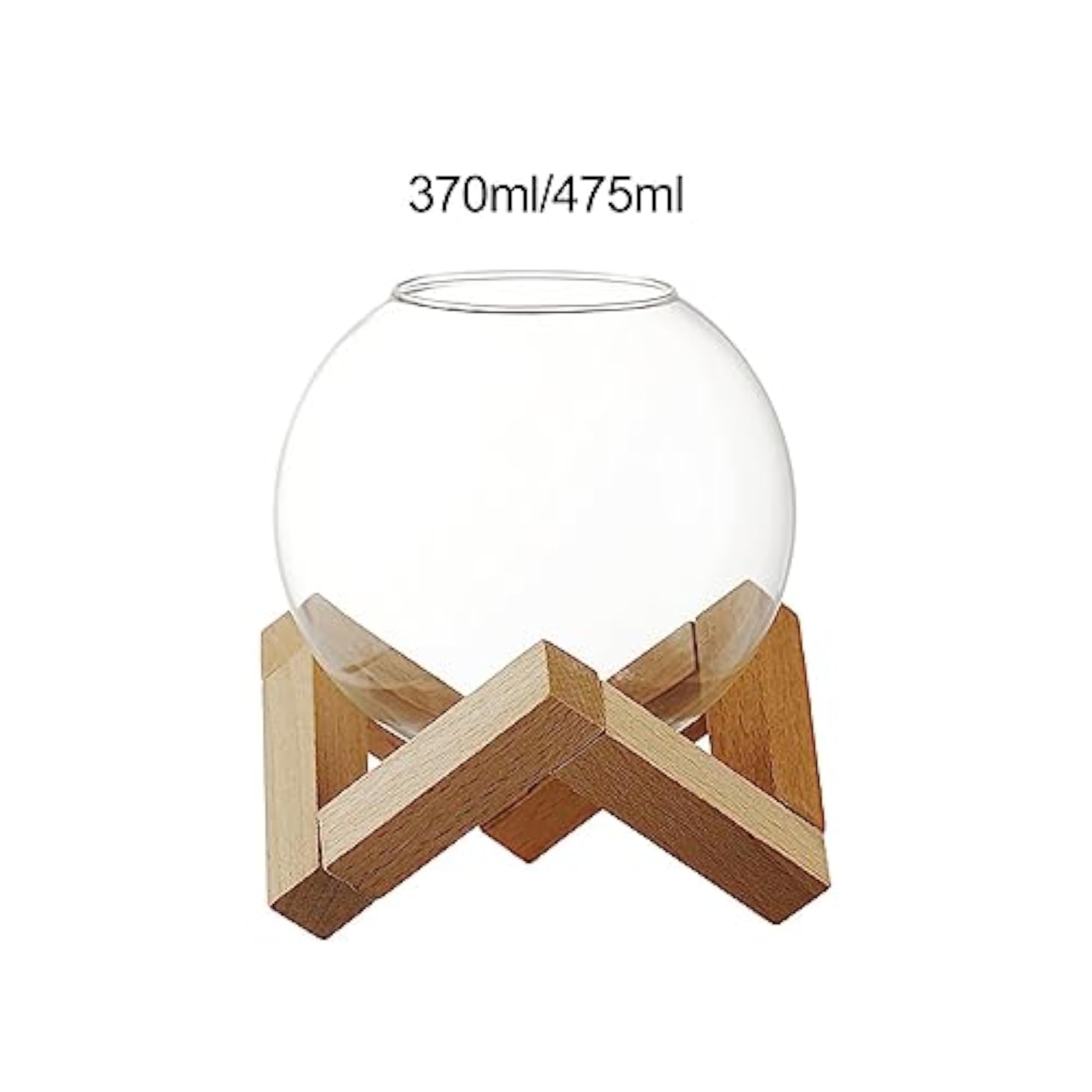 Martini Glass with Wood Stand 370ml