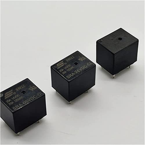 Relais de puissance SRA-24VDC-AL-4-pin pour circuit imprimé T74 DIY