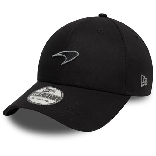 New Era 39Thirty Stretch Cap - McLaren Racing Black, Black, Small-Medium