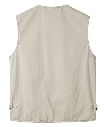 Men's Outdoor Fishing Vest Sleeveless Jackets Multi Pocket Photographers Vest Outerwear Tool Vests3