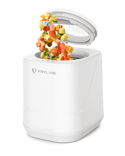 FRYLINE Electric Composter for Kitchen, 4L Countertop Compost Bin, Smart