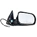 Dependable Direct Right Passenger Side Unpainted Non-Heated Folding Power Operated Door Mirror Compatible with Honda Accord (Sedan Only) (1998 1999 2000 2001 2002) HO1321125