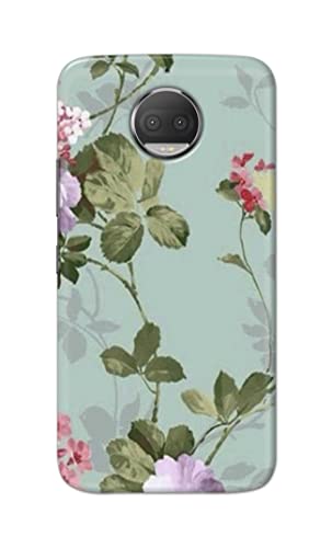 Image of Printed Hard Back Cover Case for Motorola Moto G5S+ Plus Back Cover (Floral Painting) -203