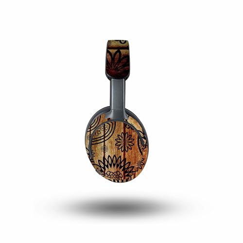 Image of MightySkins Skin Compatible with Bose QuietComfort Ultra - Wooden Floral | Protective, Durable, and Unique Vinyl Decal wrap Cover | Easy to Apply, Remove, and Change Styles